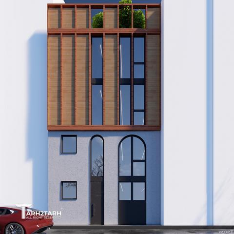 پروژه طراحی نما و پلان  دربند