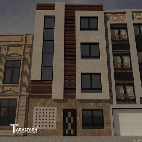 پروژه طراحی نما و پلان  دربند