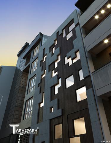 پروژه طراحی نما و پلان  دربند