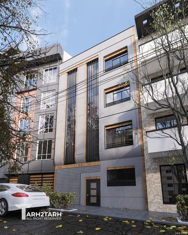 پروژه طراحی نما و پلان  دربند