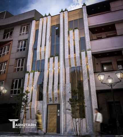 پروژه طراحی نما و پلان  دربند