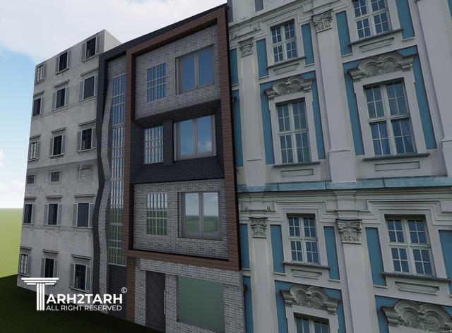 پروژه طراحی نما و پلان  دربند