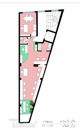 پروژه طراحی نما و پلان  دربند