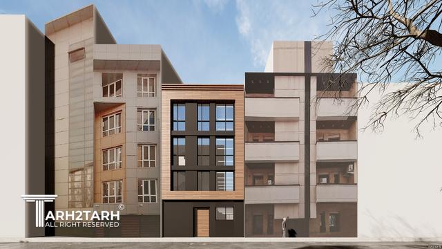 پروژه طراحی نما و پلان  دربند