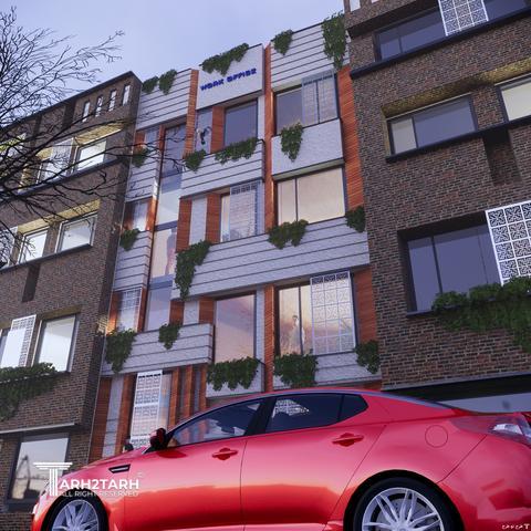 پروژه طراحی نما و پلان  دربند