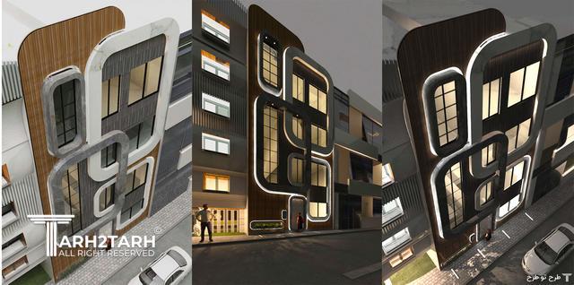 پروژه طراحی نما و پلان  دربند