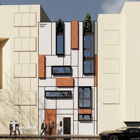 پروژه طراحی نما و پلان  دربند