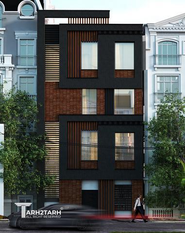 پروژه طراحی نما و پلان  دربند