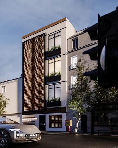 پروژه طراحی نما و پلان  دربند