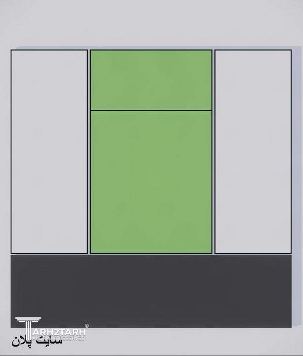 طراحی پلان و نما رویال رزیدنس رفسنجان