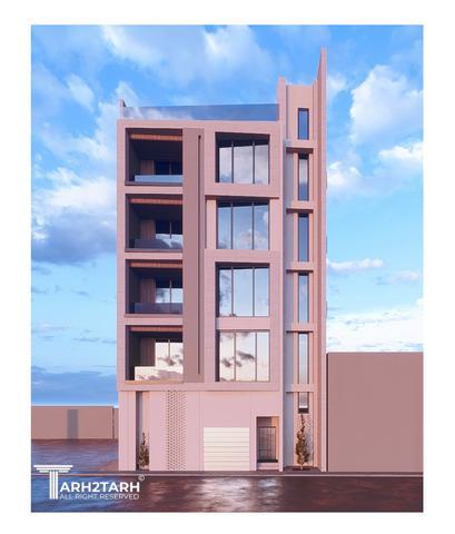 طراحی پلان و نما رویال رزیدنس رفسنجان