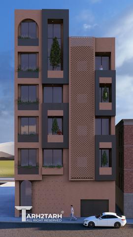 طراحی پلان و نما رویال رزیدنس رفسنجان