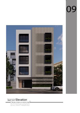 طراحی پلان و نما رویال رزیدنس رفسنجان