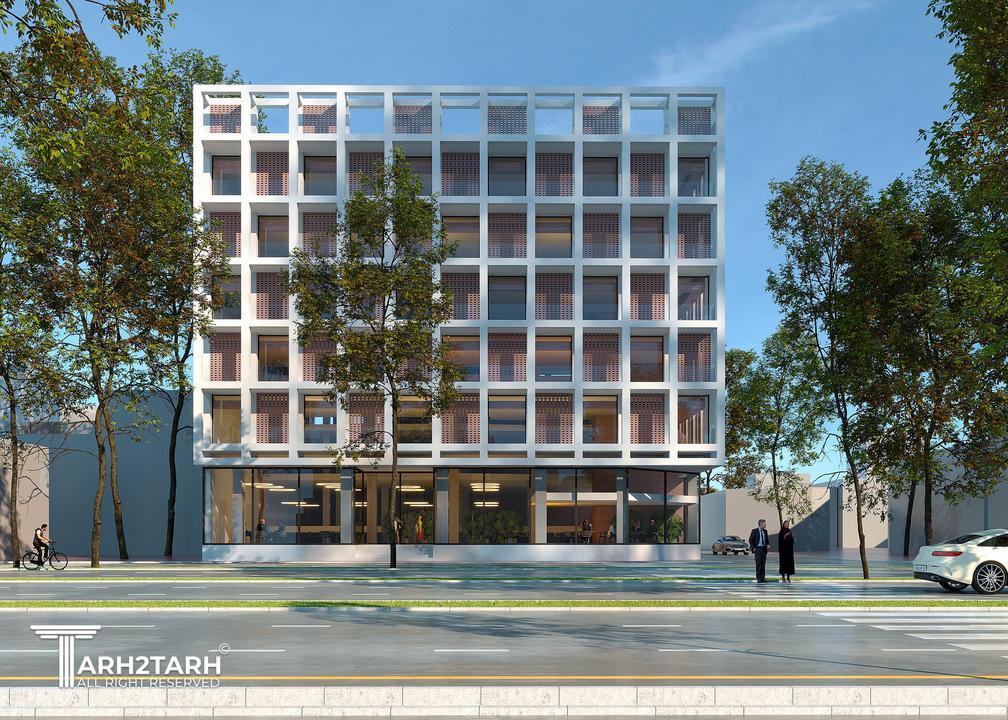 مسابقه طراحی نما پروژه تجاری اداری رویال تراس