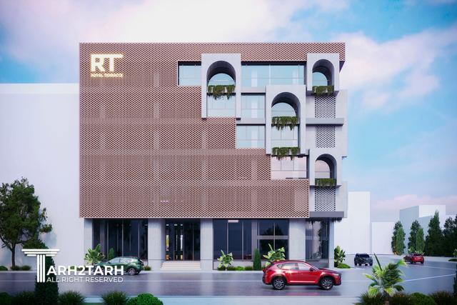 طراحی نما پروژه تجاری اداری رویال تراس