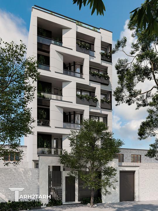 نفر اول مسابقه مسابقه طراحی پلان و نما پروژه مسکونی مگنولیا