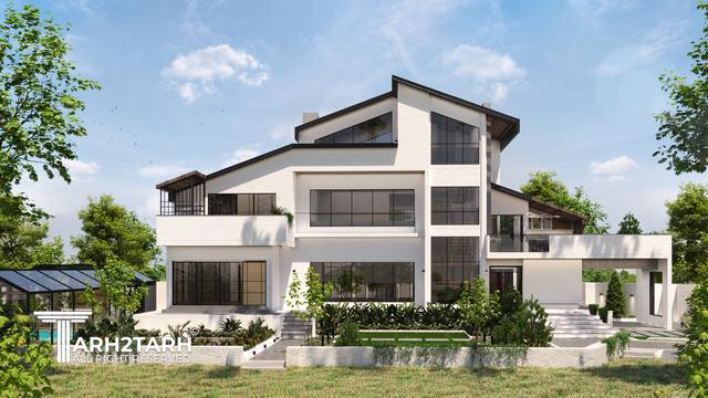 طراحی ویلا مزرعه