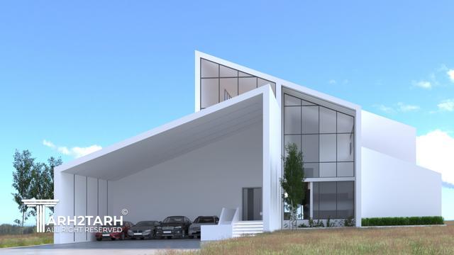 طراحی ویلا مزرعه