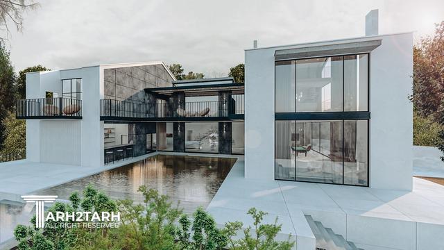 طراحی ویلا مزرعه