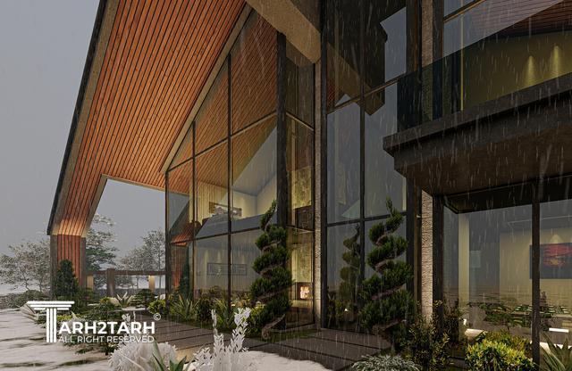 طراحی ویلا مزرعه