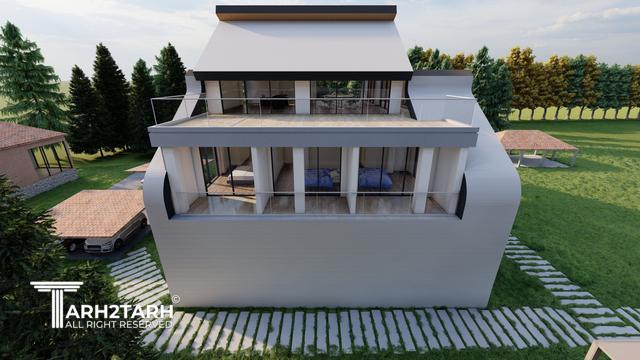 طراحی ویلا مزرعه