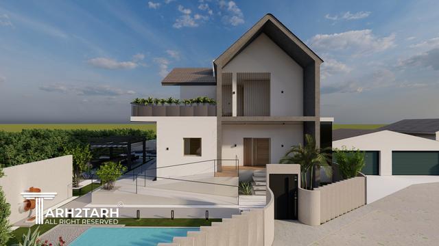 طراحی ویلا مزرعه