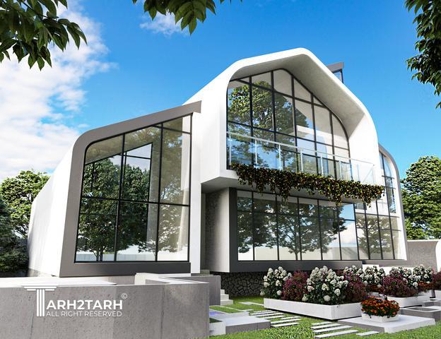 طراحی ویلا مزرعه