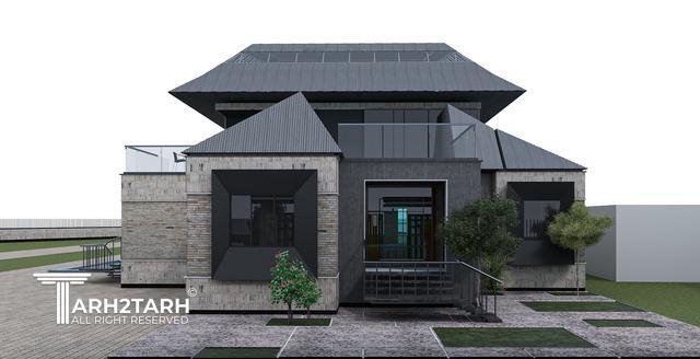 طراحی ویلا مزرعه