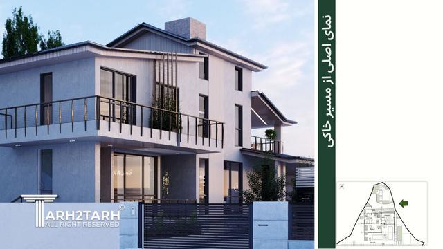 طراحی ویلا مزرعه