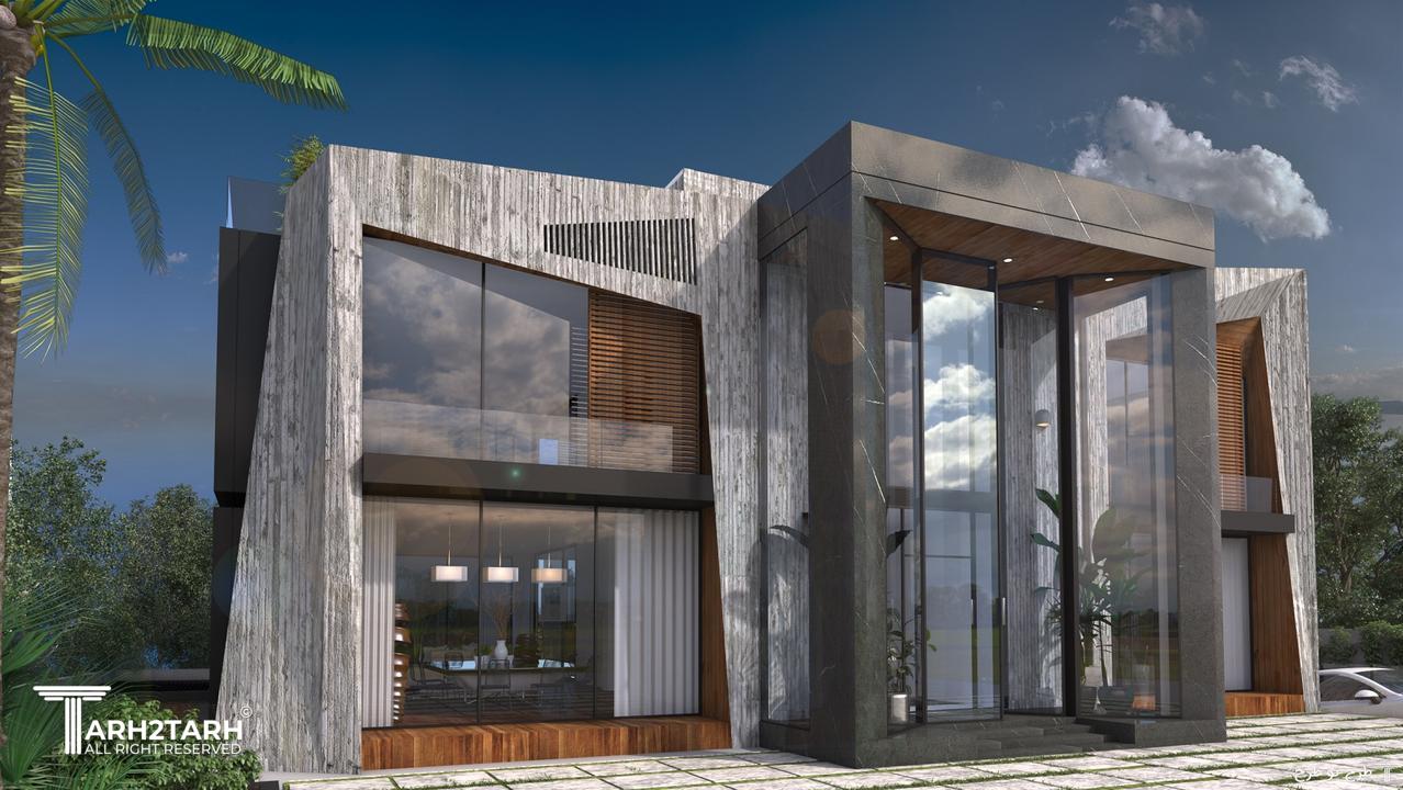 نفر سوم مسابقه طراحی نما،روف گاردن و استخر لواسان