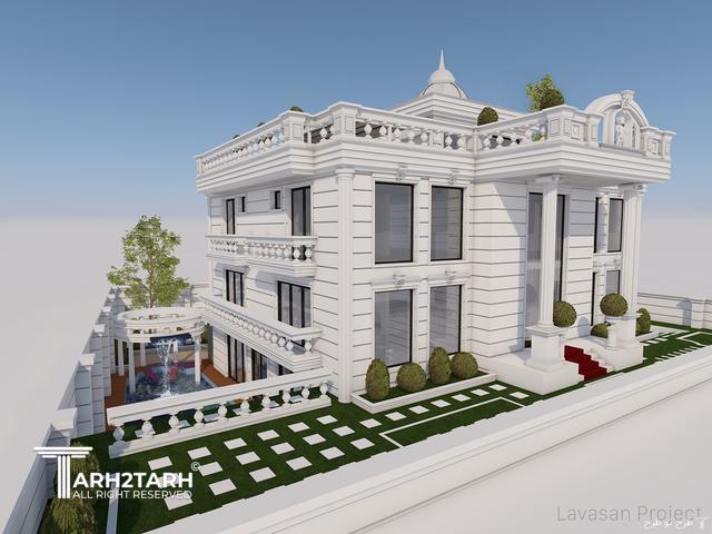 طراحی نما،روف گاردن و استخر لواسان