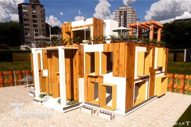 طراحی نما،روف گاردن و استخر لواسان