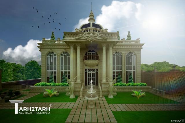 طراحی نما،روف گاردن و استخر لواسان