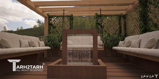 طراحی نما،روف گاردن و استخر لواسان