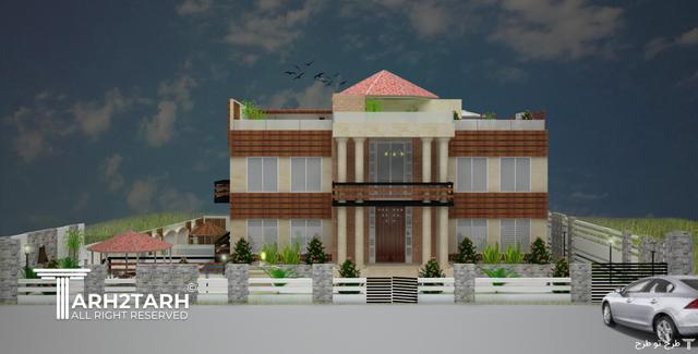 طراحی نما،روف گاردن و استخر لواسان