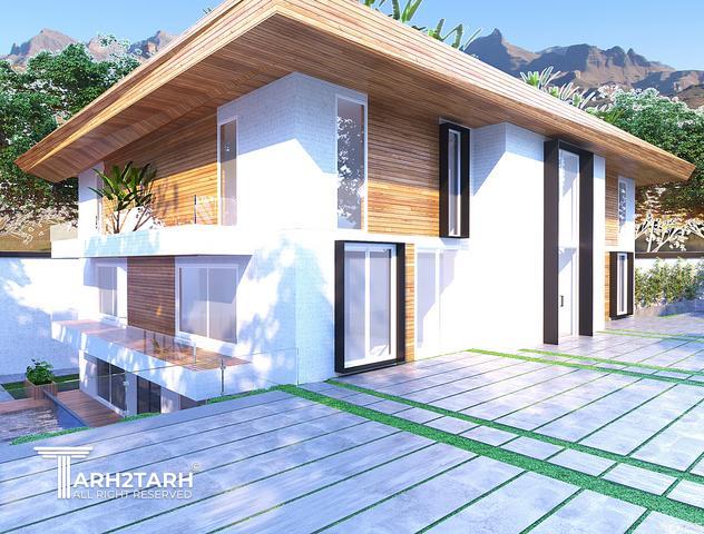 طراحی نما،روف گاردن و استخر لواسان