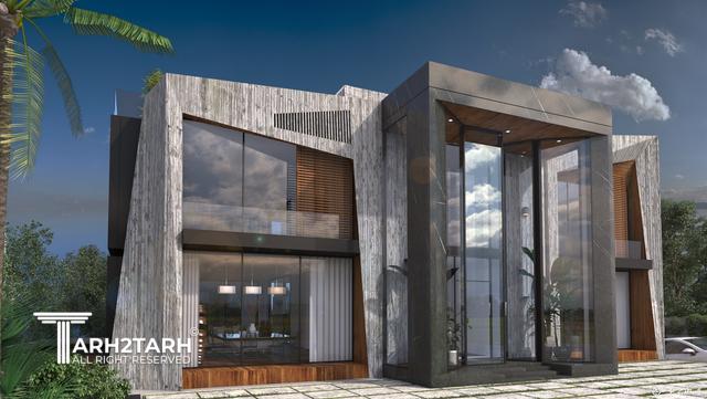 طراحی نما،روف گاردن و استخر لواسان