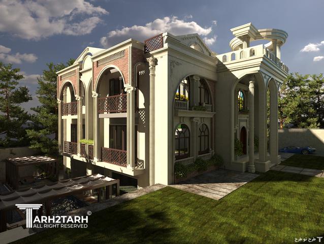 طراحی نما،روف گاردن و استخر لواسان