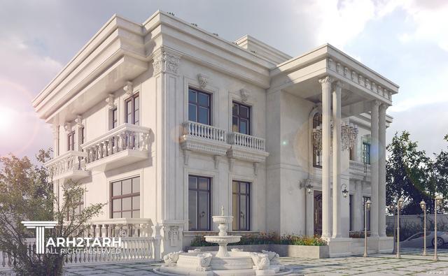 طراحی نما،روف گاردن و استخر لواسان