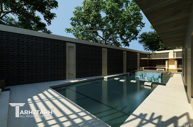 طراحی نما،روف گاردن و استخر لواسان