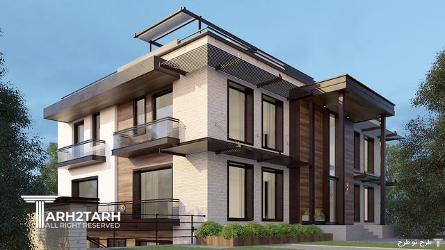 طراحی نما،روف گاردن و استخر لواسان