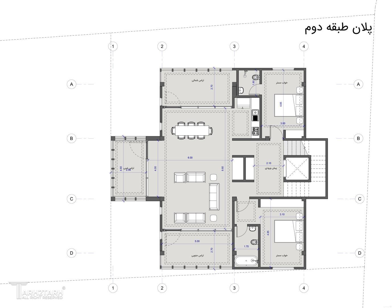 طراحی پلان، نما و داخلی چابکسر