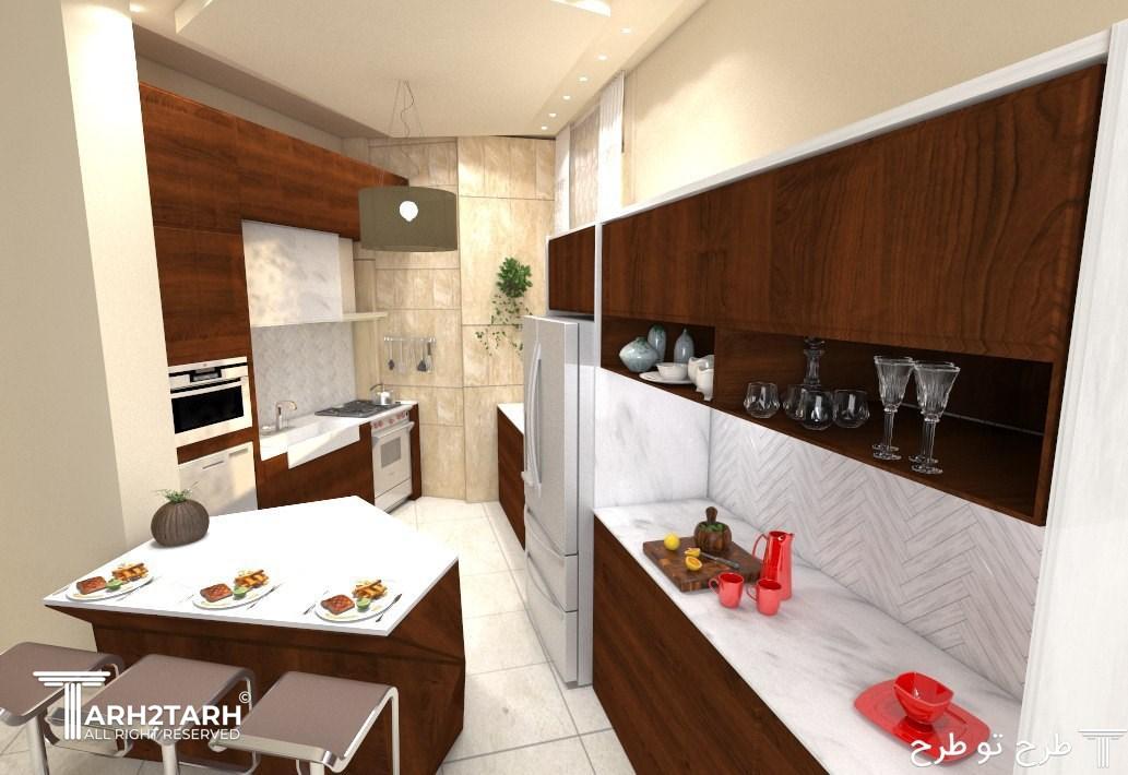 نفر دوم مسابقه مسابقه طراحی آشپزخانه شعله