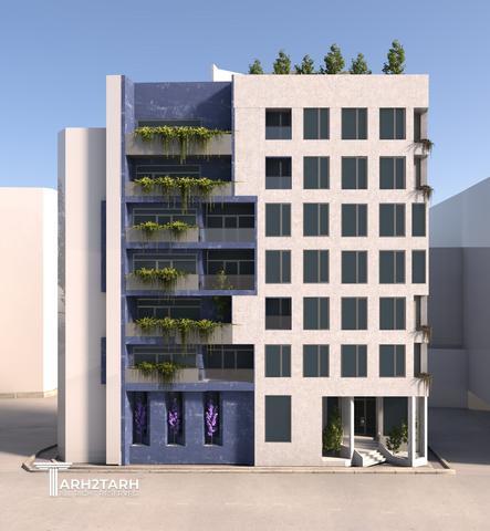 طراحی پلان و نما و روف گاردن چناران