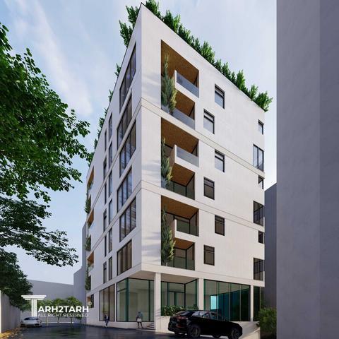 طراحی پلان و نما و روف گاردن چناران