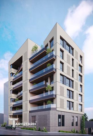 طراحی پلان و نما و روف گاردن چناران