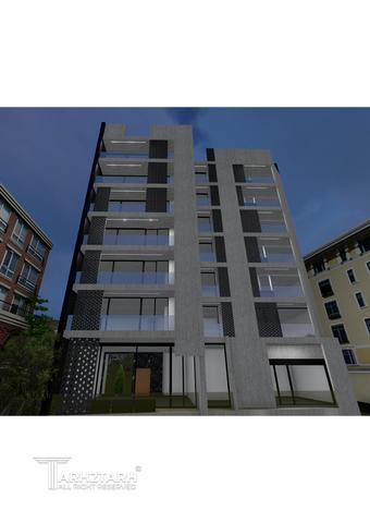 طراحی پلان و نما و روف گاردن چناران