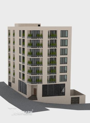 طراحی پلان و نما و روف گاردن چناران