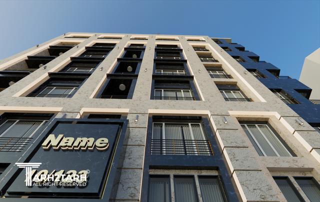 طراحی پلان و نما و روف گاردن چناران