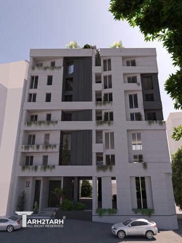 طراحی پلان و نما و روف گاردن چناران